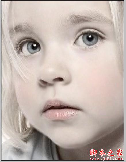 photoshop将可爱的儿童照片制作成手绘效果
