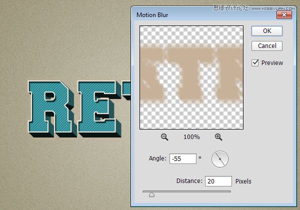Photoshop设计制作复古风格的3D艺术字教程