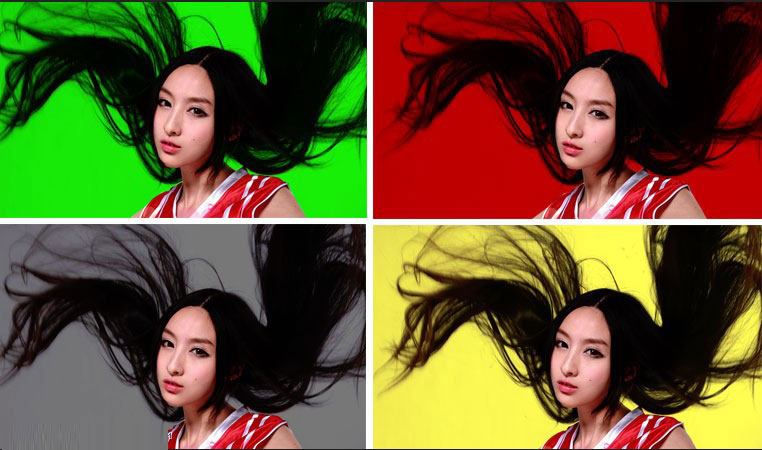 photoshop发丝抠图教程：美女人像头发丝抠图处理技巧