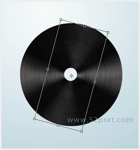 PS利用滤镜及渐变制作精致的黑胶唱片