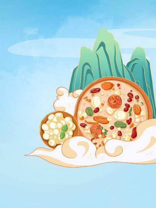 PS怎么设计美食主题的处暑季节海报? PS处暑海报的画法
